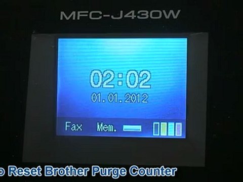How to the Reset Purge Counter on a Brother Printer (With a Numerical Pad)