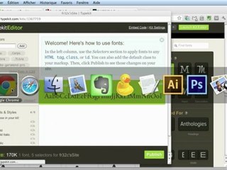 Adobe Muse : Utiliser des fontes web