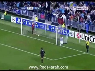 ملقة 1 - 0 ميلان - دوري أبطال أوروبا ( Group C )