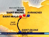 Avranches et le Mont-Saint-Michel officiellement sur le parcours du Tour de France 2013