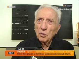 Soulages expose aux Beaux-Arts de Lyon