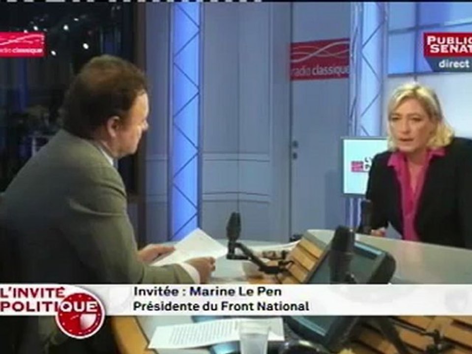 Marine Le Pen sur la repentance