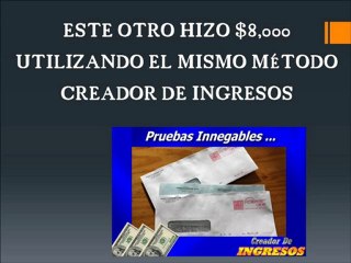 Creador de Ingresos