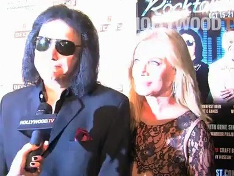 Gene Simmons and Wolfgang Puck ROCKTOBERFEST!! at LA Live - Hollywood.TV