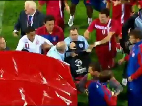 Dos jugadores serbios sub 21, sancionados tras los incidentes frente a Inglaterra