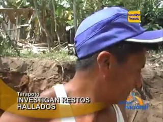 Hallan restos oseos en un terreno de Tarapoto