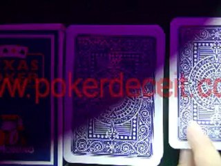 marked cards made of plastic