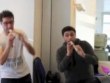 Manu et Merlin jouent PSY - Gangnam Style à la flûte