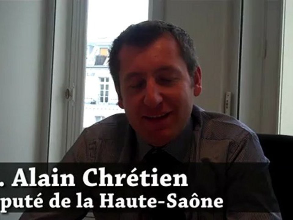 La complexité administrative de la gestion d'une commune, Alain Chrétien député