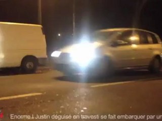 Enorme ! Justin déguisé en travesti se fait embarquer par un client - C'Cauet sur NRJ