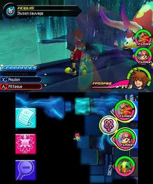 Kingdom Hearts 3D - Trésors Avenue des Rêve à Illusiopolis avec Sora