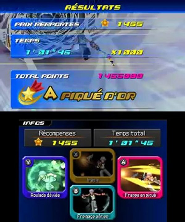 Kingdom Hearts 3D - Piqué d'or à la Transition d'Illusiopolis avec Riku