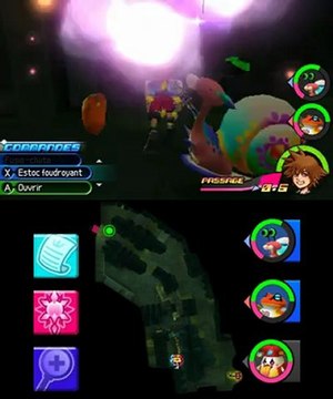 Kingdom Hearts 3D : Trésors du Mont Saint-Michel du Pays des Mousquetaires avec Sora