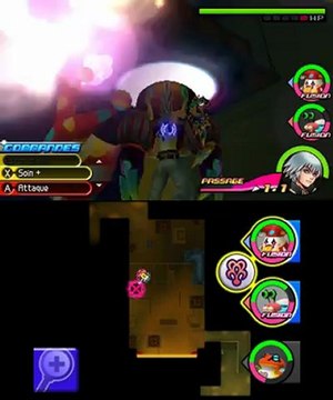 Kingdom Hearts 3D : Pays des Mousquetaires avec Riku - Boss Tiptaupe