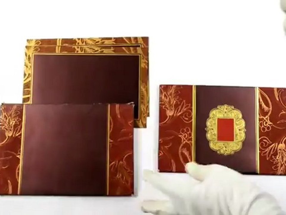 RP5675, Red Color, Designer Multifaith Invitations, Hardbound Thick Card, Wedding Cards