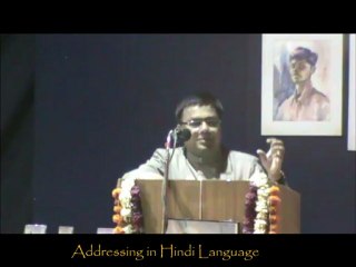 N N Murthy speaks on Mahatma Gandhi & Manibhai Desai