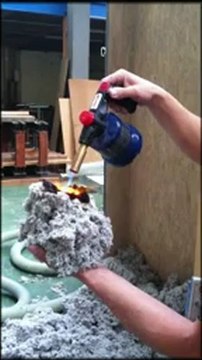 ISO OUATE BRETAGNE - La ouate de cellulose ne s'enflamme pas !