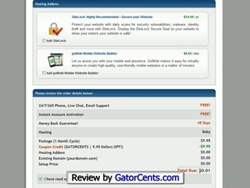 Cheapest Web Hosting - HostGator Coupon Code: GATORCENTS
