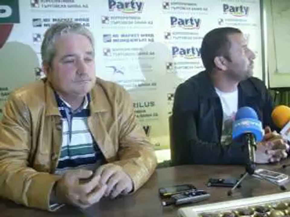 Пресконференция на Ферарио Спасов и Александър Александров