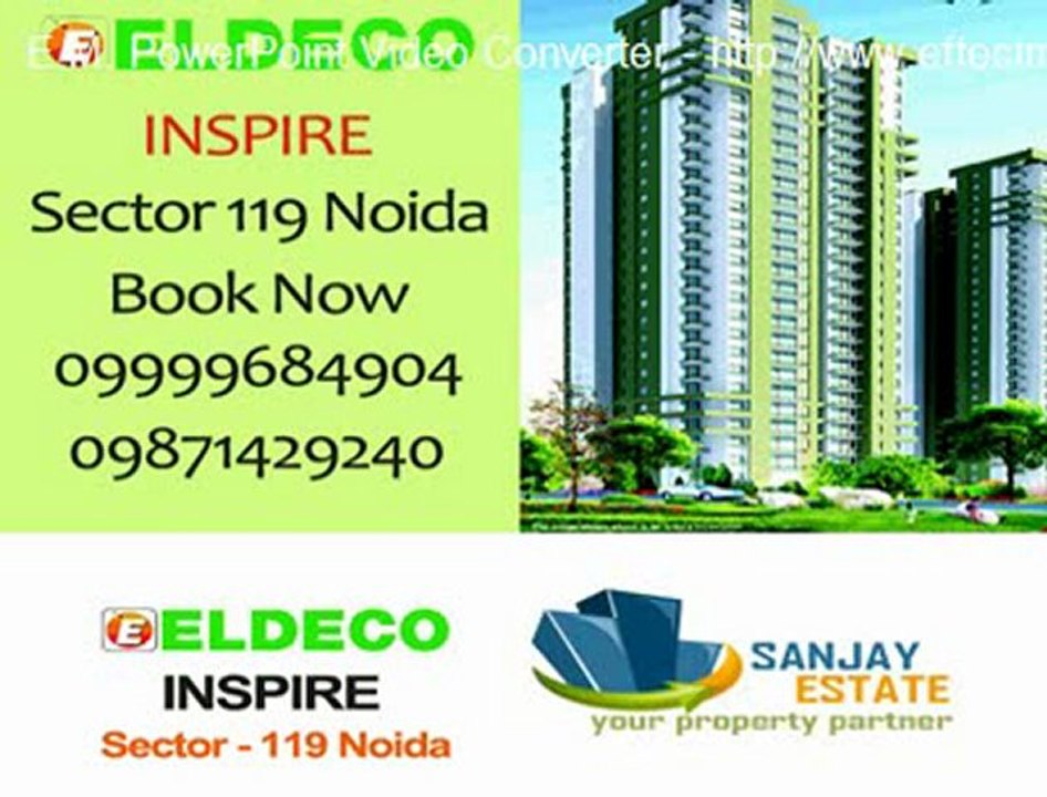 Inspire Sector 119 Noida [+91 99996 84904] Eldeco Inspire New Apartments