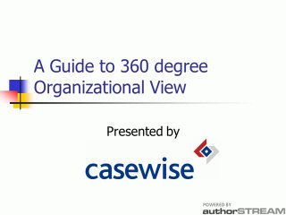 A Guide To 360 degree Organizational View