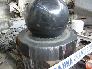 stone fountain sphere