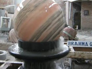 rolling sphere water feature