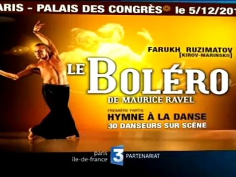 LE BOLERO DE RAVEL au Palais des Congrès de Paris le 5 décembre 2012