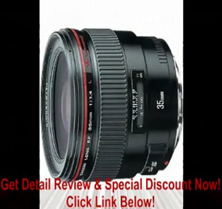 Canon EF 35mm f/1.4L USM Wide Angle Lens for Canon SLR Cameras