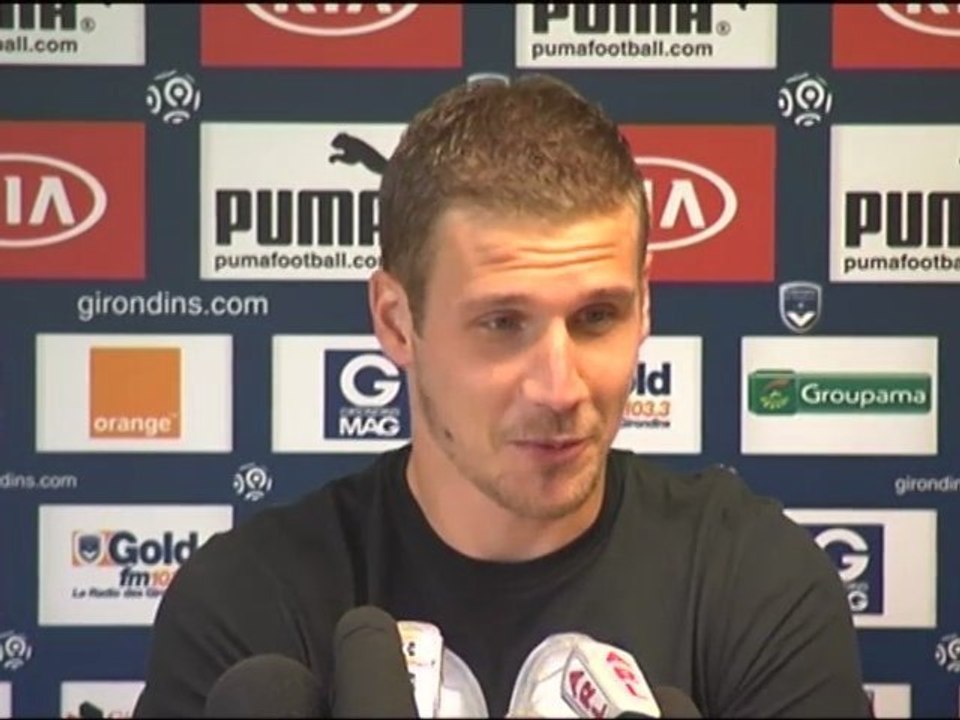 Point presse - Gregory Sertic avant Bastia