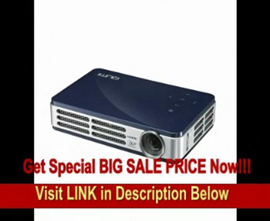 Vivitek Qumi Q5 500 Lumen WXGA HD 720p HDMI 3D-Ready Pocket DLP Projector with 4GB Memory (Blue)