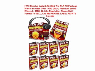 PLR FX Wav Sound Effects:Sell Royalty Free Music