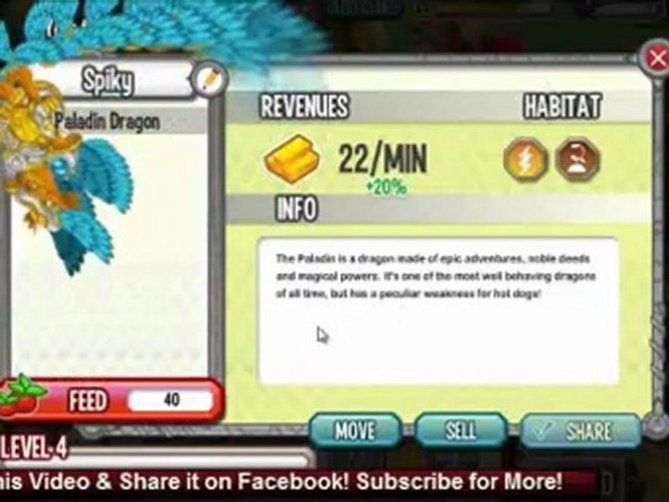 How To Get A Paladin Dragon in Dragon City on Facebook