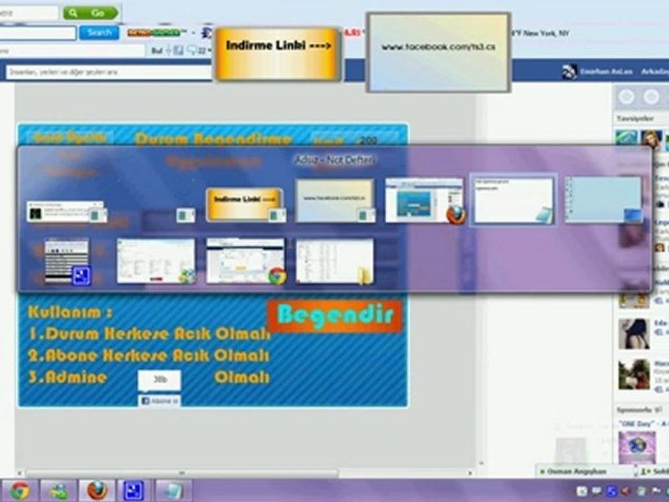 Facebook Durum Begendirme Hilesi 2012 100% çalışıyor [YENİ]