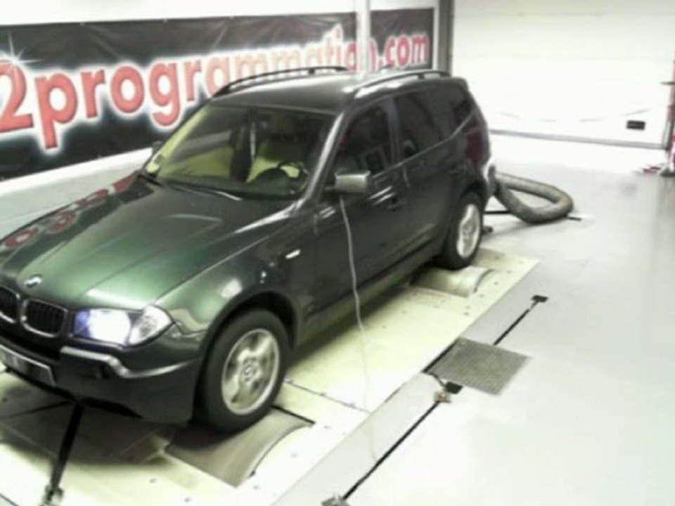 ::: o2programmation ::: REPROGRAMMATION MOTEUR BMW X3 e83 3.0Ld 218ch  @265 et @291ch