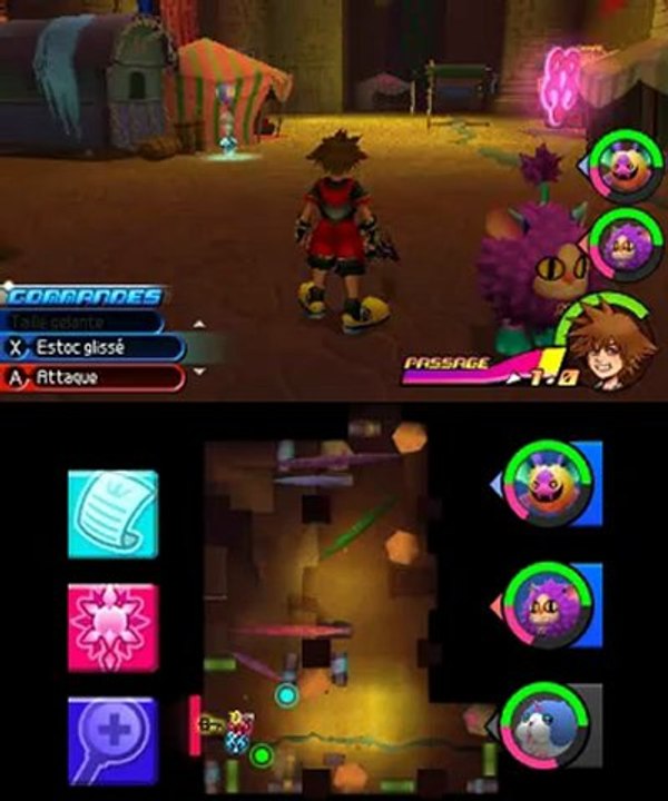 Kingdom Hearts 3D : Trésors de la Cour des miracles de la Cité des Cloches avec Sora