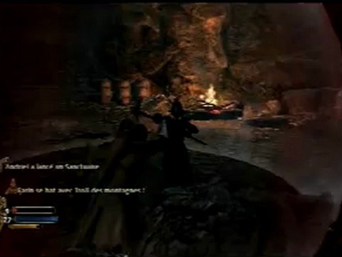 Seigneur des Anneaux : La Guerre du Nord - Combat contre deux Trolls dans les Hautes Landes