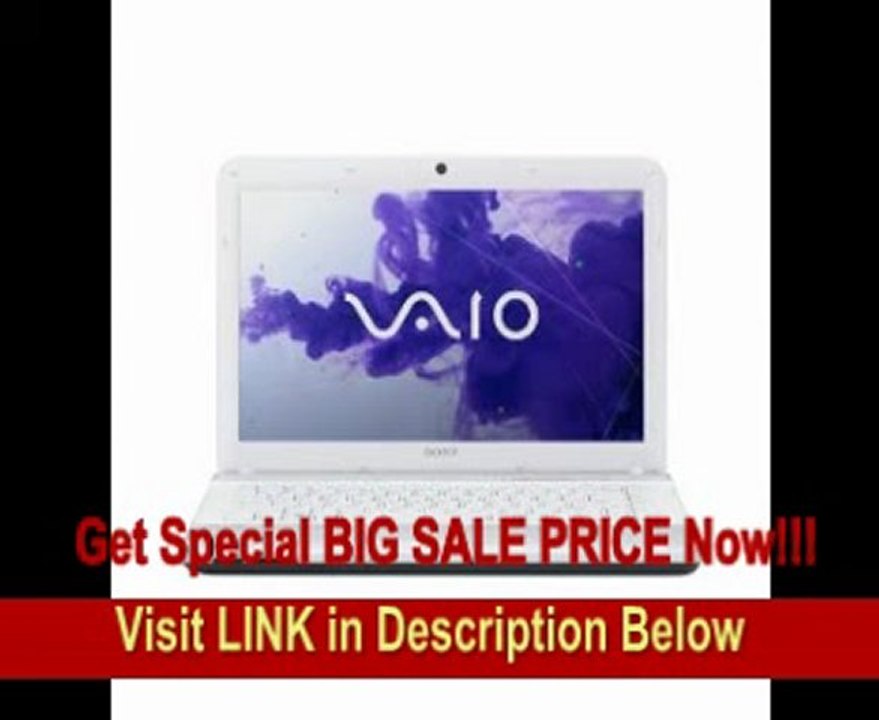 Sony VAIO VPCEG36FX/W 14-Inch Laptop (White)