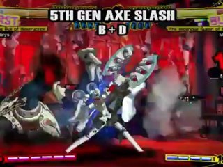 Persona 4 : Arena - Moves Video : Shadow Labrys