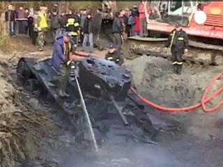Polonia: pesca al carro armato