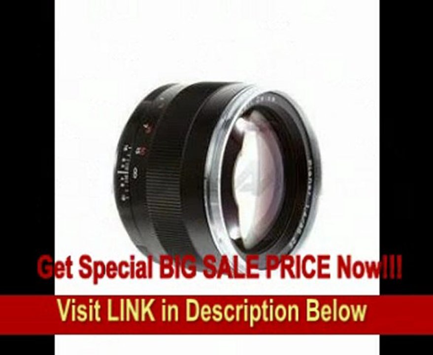 Zeiss 85mm f/1.4 Planar T* ZE Series Lens for Canon EOS Cameras