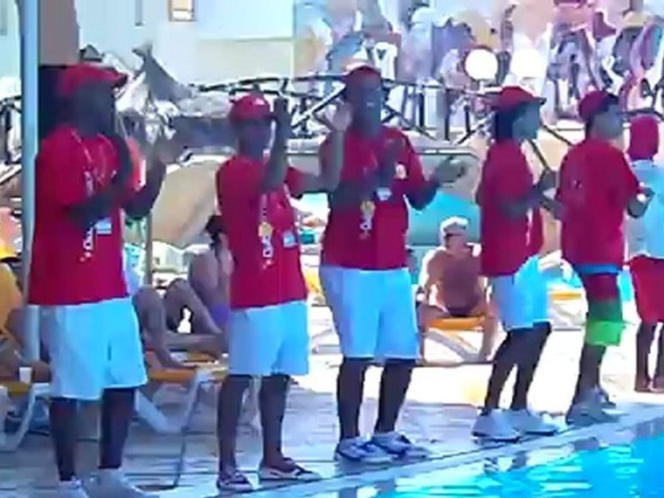 Animation piscine au club Dar Djerba marmara  Octobre 2012 - C'est la vie  !!