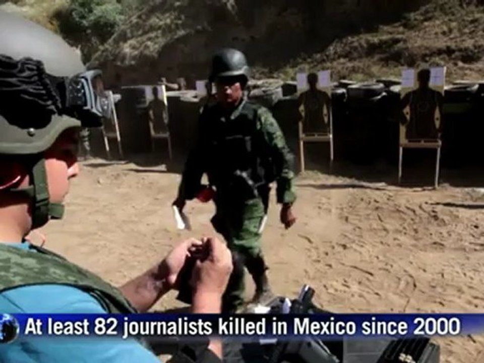 Mexican journalists learn to shoot in self-defence