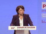 Martine Aubry - Congrès de Toulouse