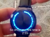 Japanese Style Blue LED Touchscreen Watch