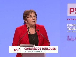Martine Pinville -  Congrès de Toulouse