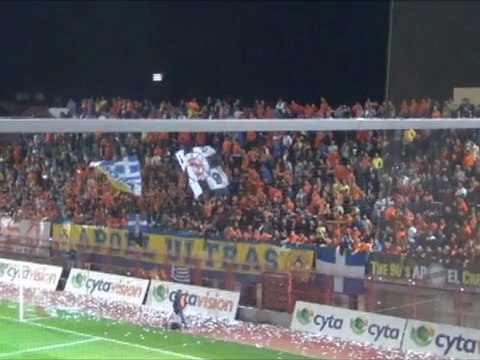 Ν.Σαλαμίνα-ΑΠΟΕΛ-Είσοδος ομάδων