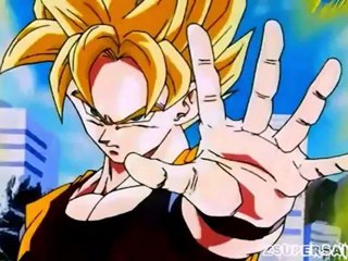 Supremo Kaiosama interrumpe pelea de Gokú y Vegeta [HQ]