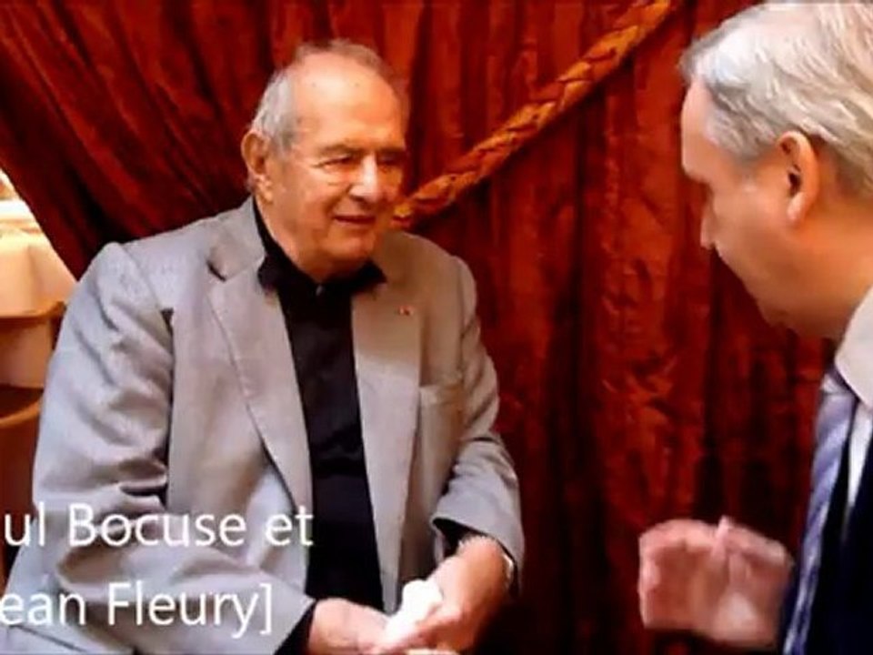 Paul Bocuse et Jean Fleury