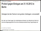 Göçmenler Erdoğanı Berlin’de protesto edecek ! 31.10.2012